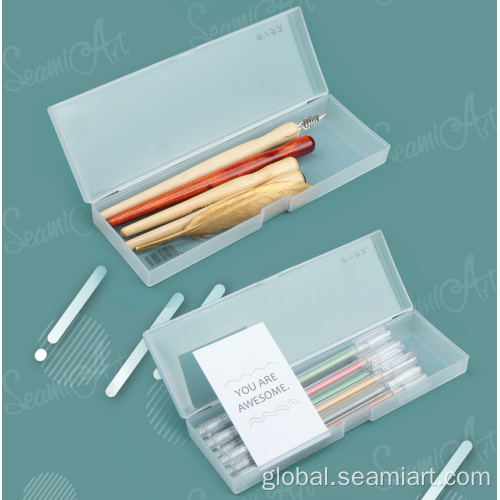 Charcoal Pencil Sharpener Grinder Multi Purpose transparent Plastic stationery Box set Manufactory